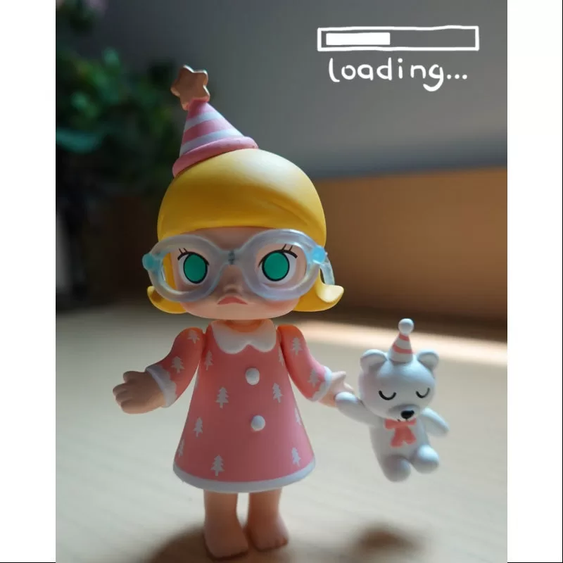 MOLLY Glædelig Jul 2017-serien Teddy og Molly-Pink MOLLY Glædelig Jul 2017-serien Teddy og Molly-Pink